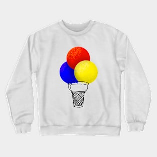 3 scoops of color Crewneck Sweatshirt